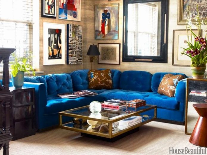 Sofás Blue Velvet, lo ideal para el final de invierno