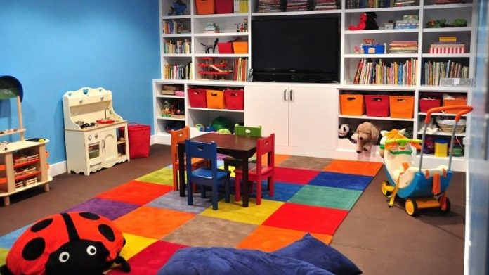 Crea un área de juegos para tu bebe