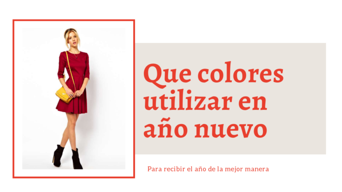 Que colores utilizar en año nuevo